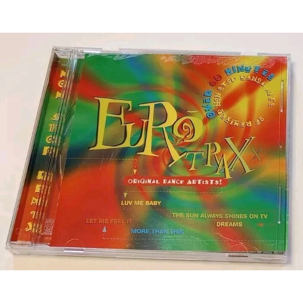Euro Traxx CD (Tracks: 10) 1996 Non-Stop Remix Dance Hits Used